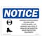 Signmission OSHA Sign, 18" H, 24" W, Aluminum, Sodium Hypochlorite Hazard Area Sign With Symbol, Landscape OS-NS-A-1824-L-18356 - alternate 1